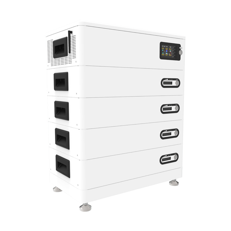 51,2v 3000w 3500w 5000w alt-i-én stablet enfaset hybrid (off-grid) ESS